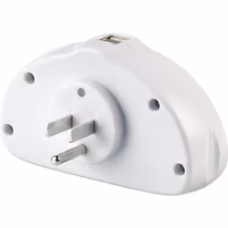 632 Go Travel Worldwide Duo Socket Adaptor + Twin USB US Plug