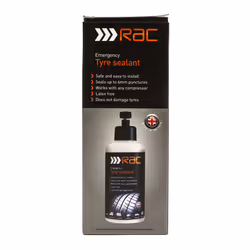 RAC Emergency Tyre Sealant Puncture Repair Flat Motorhome 300ml All Compressors
