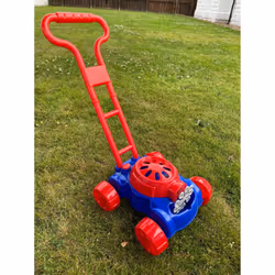 Marvel Spiderman Motorized Bubble Mower Push Along Children Toy Lawn Outdoor