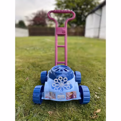 Disney Frozen Motorized Bubble Mower Push Along Children Toy Lawn Mower Outdoor