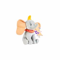 Soft Toys Cute Plush Toys Cuddly Stuffed Animal with Sounds (Grey Dumbo)
