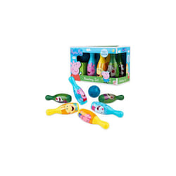 Peppa Pig Bowling Set, 6 Pins and 1 Ball Bowling Set Kids, Toys for Boys, Girls, Indoor Outdoor Games for Kids
