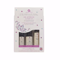 Aroma Home Pure Essential Oil De-Stress Bath Oil Room Spray & Rollerball Set