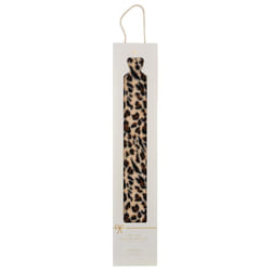 Long Hot Water Bottle Leopard Print Faux Fur Removable Cover Christmas Gift Box