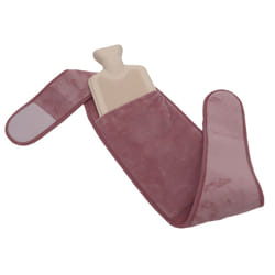 Wearable Hot Water Bottle Heat Wrap Tummy Warmer Pink 1 Litre Gift