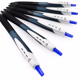 Uni-Ball Jetstream Sport SXN-150S Retractable Rollerball Pen - 1.0mm - Blue - Pack of 6