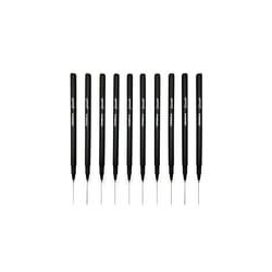Zebra Smooth Stick Ballpoint Pens - 0.7mm Nib - Black - Pack of 10