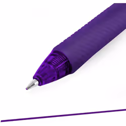 Pentel Energel X BL107 Retractable Gel Rollerball Pens - 0.7mm - Violet Ink - Pack of 12