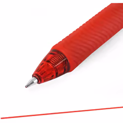 Pentel Energel X BL107 Retractable Gel Rollerball Pens - 0.7mm - Red - Wallet of 12