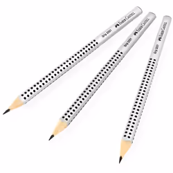 Faber-Castell Grip 2001 Triangular Graphite Pencil - B Grade - Pack of 12