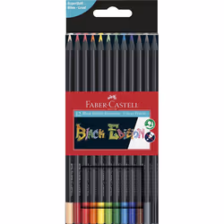 Faber-Castell Black Editition 12 x Colour Pencils