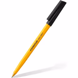 Staedtler Fine 0.3mm 430 Stick Ballpoint Pens Writing Pen Smooth - Black Ink - Pack Of 3
