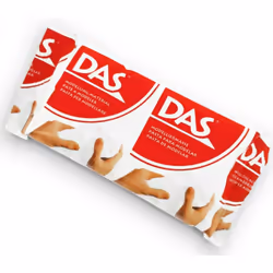 Das Modelling Putty by Fila - 150g Packet of Air Drying Easy Mould Clay White - Pack of 2
