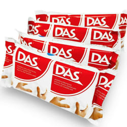 Das Modelling Putty by Fila - 150g Packet of Air Drying Easy Mould Clay White - Pack of 4
