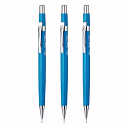 Pentel P200 Automatic Mechanical Pencils - HB Lead - With Refills - Pack of 6 - 0.7mm