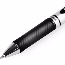 Pentel Energel BL77 Retractable Gel Ink Rollerball Pen - 0.7mm - Pack of 5 in Pillow Packaging - Black
