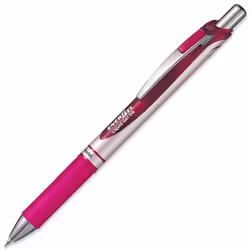 Pentel Energel BL77 Retractable Gel Ink Rollerball Pen - 0.7mm - Pack of 5 in Pillow Packaging - Tropical Tones
