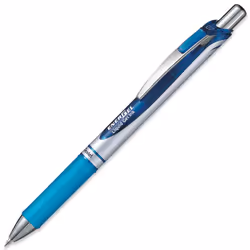 Pentel Energel BL77 Retractable Gel Ink Rollerball Pen - 0.7mm - Pack of 5 in Pillow Packaging - Tropical Tones