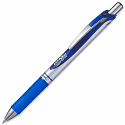 Pentel Energel BL77 Retractable Gel Ink Rollerball Pen - 0.7mm - Pack of 5 in Pillow Packaging - Teacher's Set