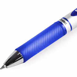 Pentel Energel BL77 Retractable Gel Ink Rollerball Pen - 0.7mm - Pack of 5 in Pillow Packaging - Blue
