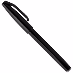 Pentel S520 Original Sign Pen Fibre Tip Fineliner Pens - Pack of 6 in Pillow Packaging - Essentials