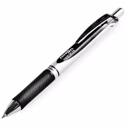 Pentel EnerGel XM BL77 Retractable Liquid Gel Ink Pen - 0.7mm - Clam Pack of 12