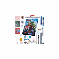 Marvel Advent Calendar 2021, Kids Stationary Advent Calendars, + 24 Avengers Gifts, Official Marvels Avengers Christmas Calendar, Novelty Gifts For B