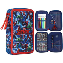 Marvel Large Pencil Case, Filled Pencil Cases with Avengers Stationary Sets, Marvel Gifts for Boys