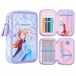 Stitch Pencil Case with Stationery for Girls Frozen Filled Pencil Case School Supplies Colouring Pencils Coloured Markers Sti ...