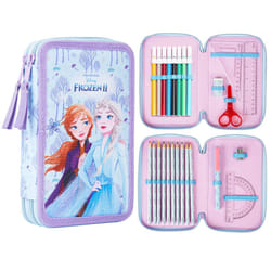 Stitch Pencil Case with Stationery for Girls Frozen Filled Pencil Case School Supplies Colouring Pencils Coloured Markers Stitch Gifts for Girls