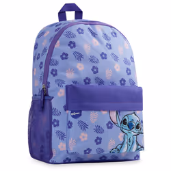 Disney Backpack for Girls Stitch School Bags for Girls (Purple)