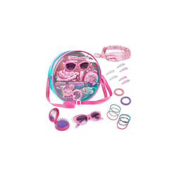 Shoulder Bag Girls, Hair Accessories for Girls, Headband Hair Clips Sunglasses Hair Brush and Mirror Set