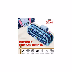 Disney Pencil Case for Girls Stitch Pencil Cases for Kids with Stationery