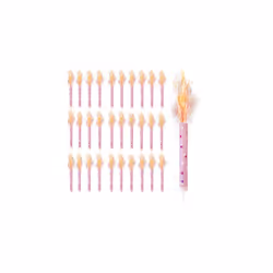 Pink Glitz Fountain Candles - Pack of 30