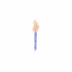 Blue Glitz Fountain Candles - Pack of 72