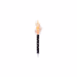 Black Glitz Fountain Candles - Pack of 72