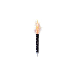 Black Glitz Fountain Candles - Pack of 72