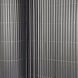 Oypla 1m x 5m Grey PVC Outdoor Garden Fencing Privacy Screen Roll