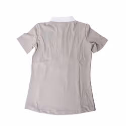 Coco Equestrian Grey Ladies Womens Kids Short Sleeve Horse Riding Equestrian Show Shirt - XS