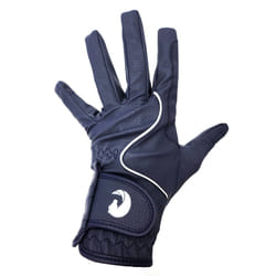 Coco Equestrian Blue (XL) Ladies Breathable Synthetic Leather Horse Riding Gloves