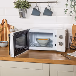 Russell Hobbs White Microwave 17 Litre 700W Honeycomb Pattern RHMM715 - Additional view 5
