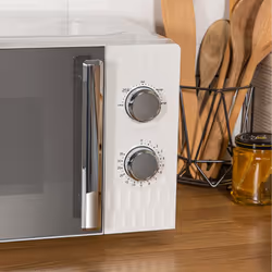 Russell Hobbs White Microwave 17 Litre 700W Honeycomb Pattern RHMM715 - Additional view 6