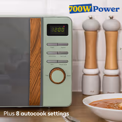 Russell Hobbs Scandi Green Microwave 17L 700W Digital RHMD714MG-N
