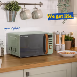 Russell Hobbs Scandi Green Microwave 17L 700W Digital RHMD714MG-N - Additional view 6