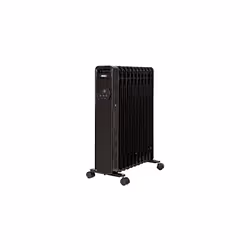 Zanussi 2300W Oil Filled Radiator 11 Fin Portable Electric Heater & Remote Control, Black, Display & 24 Hour Timer, Adjustabl ...