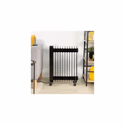 Zanussi 2300W Oil Filled Radiator 11 Fin Portable Electric Heater & Remote Control, Black, Display & 24 Hour Timer, Adjustable Thermostat, 3 Heat - Additional view 4