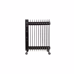 Zanussi 2300W Oil Filled Radiator 11 Fin Portable Electric Heater & Remote Control, Black, Display & 24 Hour Timer, Adjustable Thermostat, 3 Heat - Additional view 7