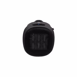 Russell Hobbs RHPH7001 700W Compact Portable Black Ceramic Plug in Fan Heater in Black with 2 Heat Settings & Overheat Protec ...