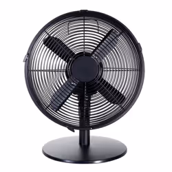 Zanussi ZNMDF1201MB, Household blade fan, Black, Table, Buttons, 1.5 m, China