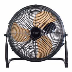 Russell Hobbs RHGF1221WDB, Household blade fan, Black, Floor, 50°, 1.5 m, China